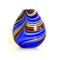 Künstlerische Vase aus Muranoglas mit farbigem Schilfrohr von Simoeng 1