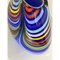 Künstlerische Vase aus Muranoglas mit farbigem Schilfrohr von Simoeng 5
