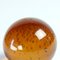 Mid-Century Amber Glass Paperweight by Borske Sklo, 1960s 4
