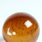 Mid-Century Amber Glass Paperweight by Borske Sklo, 1960s, Image 4