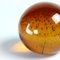 Mid-Century Amber Glass Paperweight by Borske Sklo, 1960s 6