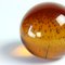 Mid-Century Amber Glass Paperweight by Borske Sklo, 1960s, Image 6