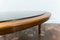 Scandinavian Round Teak with Glass Top Coffee Table, 1960s 12