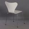 Sedie Butterfly bianche di Arne Jacobsen per Fritz Hansen, 2008, set di 4, Immagine 6