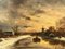 Hendrik Dirk Kruseman Vanelten, Winterlandschaft, Malerei, Gerahmt 8