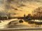 Hendrik Dirk Kruseman Vanelten, paisaje de invierno, pintura, enmarcado, Imagen 5