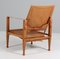 Kaare Klint zugeschriebener Safari Chair mit Ottomane für Rud Rasmussen, 1960er 7