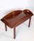 Coffee Table in Polished Mahogany with Brass Fittings, 1940s, Image 3