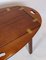 Coffee Table in Polished Mahogany with Brass Fittings, 1940s, Image 2