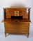 Secretary in Mahogany with Inlaid Wood and Brass Handles, 1790s 12