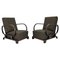 Art Deco Adjustable Armchairs, Czechoslovakia, 1930s, Set of 2 1