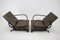 Art Deco Adjustable Armchairs, Czechoslovakia, 1930s, Set of 2 6