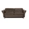 Gray Leather 2-Seater Sofa from Hukla 1