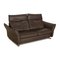 Gray Leather 2-Seater Sofa from Hukla 3