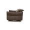 Gray Leather 2-Seater Sofa from Hukla 9