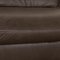 Sofá de dos plazas de cuero gris de Hukla, Imagen 4