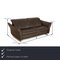 Gray Leather 2-Seater Sofa from Hukla, Image 2