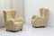 Modern Danish Highback Armchairs, Set of 2 1