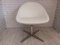 Mid-Century White Swivel Chair, 1980s 2