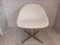 Sedia girevole Mid-Century bianca, anni '80, Immagine 3