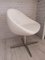Sedia girevole Mid-Century bianca, anni '80, Immagine 4