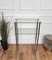 Mid-Century Modern Hollywood Regency Brass & Glass Etagere Console Table by Milo Baughman, 1980s 7