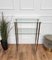 Mid-Century Modern Hollywood Regency Brass & Glass Etagere Console Table by Milo Baughman, 1980s, Image 7