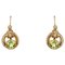 Boucles d'Oreilles Leviers en Or Jaune 18 Carats, Set de 2 1