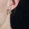 20th Century 18 Karat Yellow Gold Lever-Back Earrings, Set of 2, Image 2