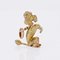 French 18 Karat Yellow Gold Sitting Poodle Charm Pendant, 1960s 9
