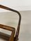 Mid-Century Modern Walnut and Brass Trolley attributed to Cesare Lacca for Cassina, 1950s, Image 5