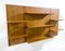 Console Murale Mid-Century en Bois, Italie, 1960s 4