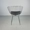 Chaise d'Appoint en Chrome par Harry Bertoia, 1950s 4