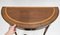 Adams Console Demi Lune Hall Tables in Mahogany, Set of 2 7