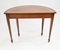 Adams Console Demi Lune Hall Tables in Mahogany, Set of 2 8