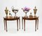 Adams Console Demi Lune Hall Tables in Mahogany, Set of 2 4