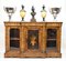 Viktorianisches Sideboard aus Nussholz mit Breakfront Intarsie 3