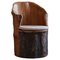 Brutalist Hand-Carved Stump Chair in Pine in the style of Wabi Sabi, Swedish, 1970s, Image 1