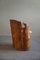 Brutalist Hand-Carved Stump Chair in Pine in the style of Wabi Sabi, Swedish, 1970s, Image 13