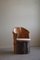 Brutalistischer handgeschnitzter Stump Chair aus Kiefernholz im Stil von Wabi Sabi, Schwedisch, 1970er 15