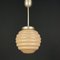 Vintage Pink Glass Pendant Lamp, Italy, 1950s, Image 1