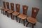 French Provincial Chairs with Oak Armrests, 1960s, Set of 6 6