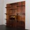 3-Bay Rosewood Wall Bookcase with Secretarie by Poul Cadovius, Denmark, 1960s 8