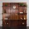 3-Bay Rosewood Wall Bookcase with Secretarie by Poul Cadovius, Denmark, 1960s 3