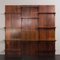 3-Bay Rosewood Wall Bookcase with Secretarie by Poul Cadovius, Denmark, 1960s 1