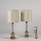 Table Lamps in Cut Crystals with Bronze Lampshades, 1900s, Set of 2, Image 2