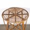 Mesa de centro italiana vintage de muebles de bambú, años 60, Imagen 3