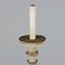 Antiker eklektischer Kerzenhalter aus geschnitztem und vergoldetem Holz 3