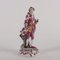 Late 19th Century Painted Porcelain Figurines, Set of 2, Image 7