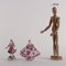 Late 19th Century Painted Porcelain Figurines, Set of 2 2